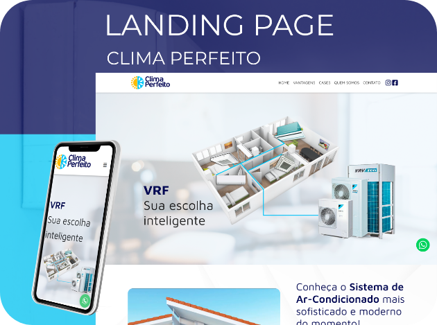 Projeto Web de Layout da empresa Clima Perfeito